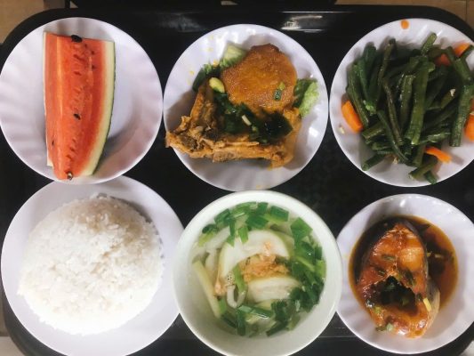 COTLET RAM MỠ HÀNH + CÁ BASA KHO TIÊU