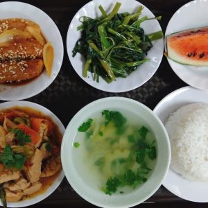 THỊT KHO TAM CỦ + NEM NƯỚNG RIM MÈ