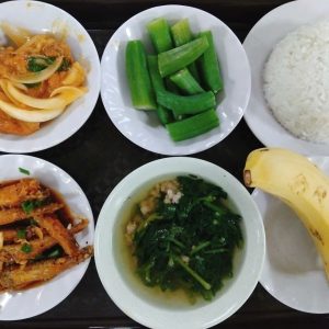CÁ BỐNG KHO TIÊU + SƯỜN COTLET RAM HÀNH