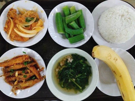 CÁ BỐNG KHO TIÊU + SƯỜN COTLET RAM HÀNH